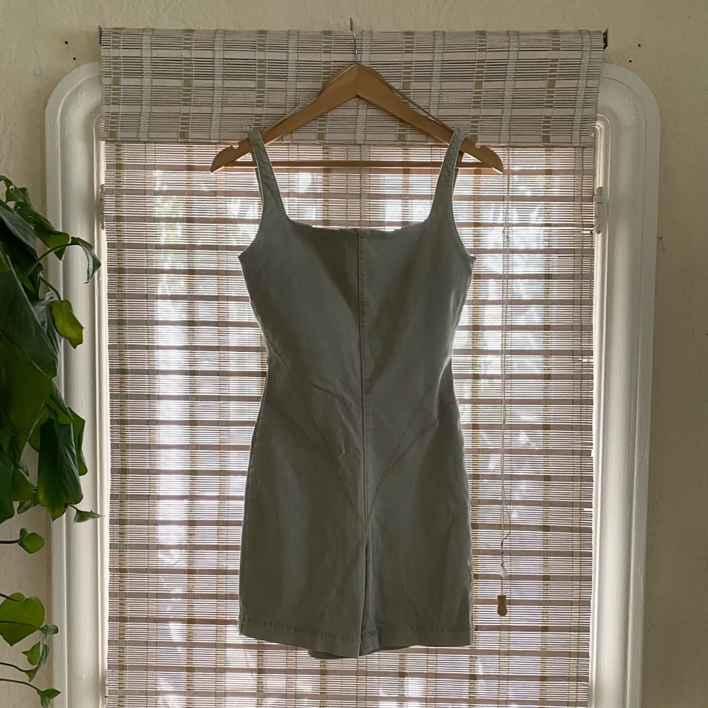 ZARA Denim Romper